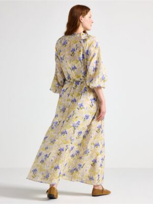 Maxi dress with flounces - 3006792-9613