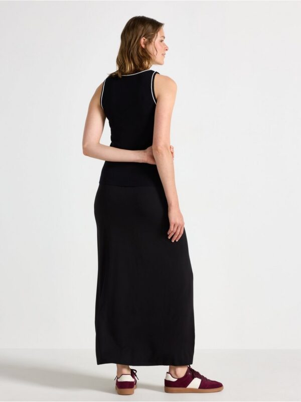 Soft maxi skirt in tricot - 3006877-80