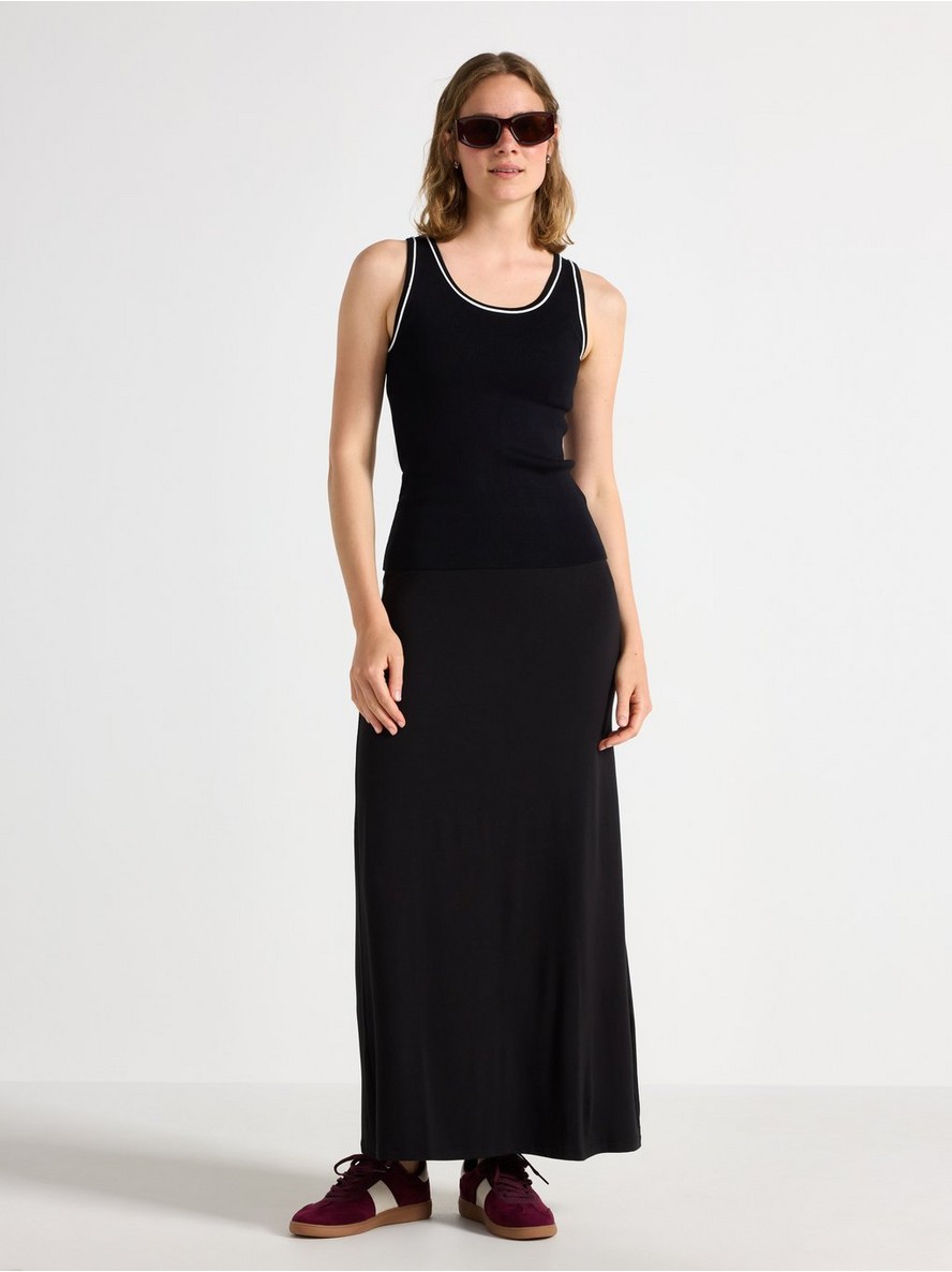 Suknja – Soft maxi skirt in tricot