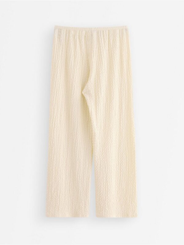 Textured jersey trousers - 3006881-1418