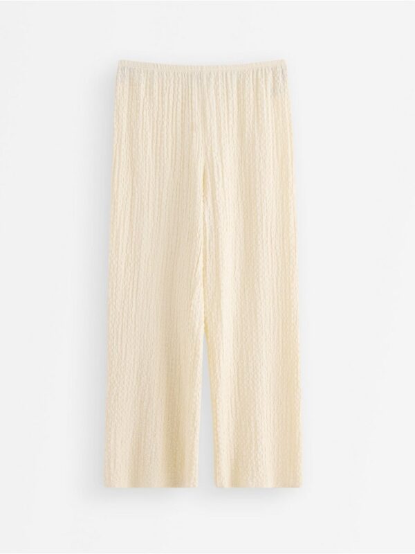 Textured jersey trousers - 3006881-1418
