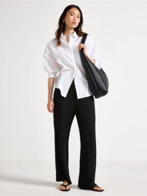 Textured jersey trousers - 3006881-80
