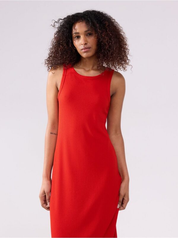 Ribbed midi dress - 3007052-6743