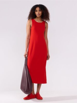Ribbed midi dress - 3007052-6743