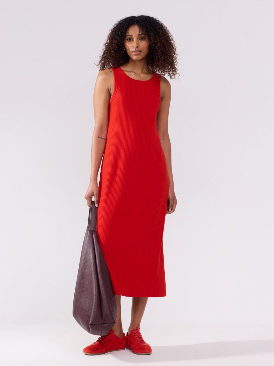 Haljina – Ribbed midi dress