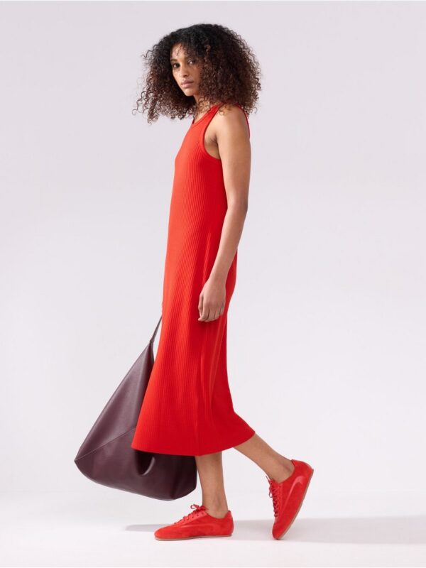 Ribbed midi dress - 3007052-6743