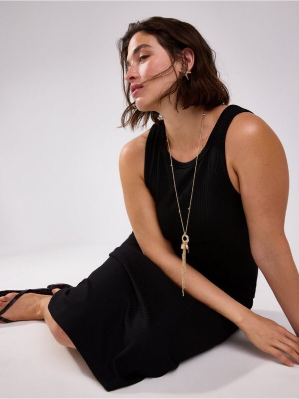 Ribbed midi dress - 3007052-80