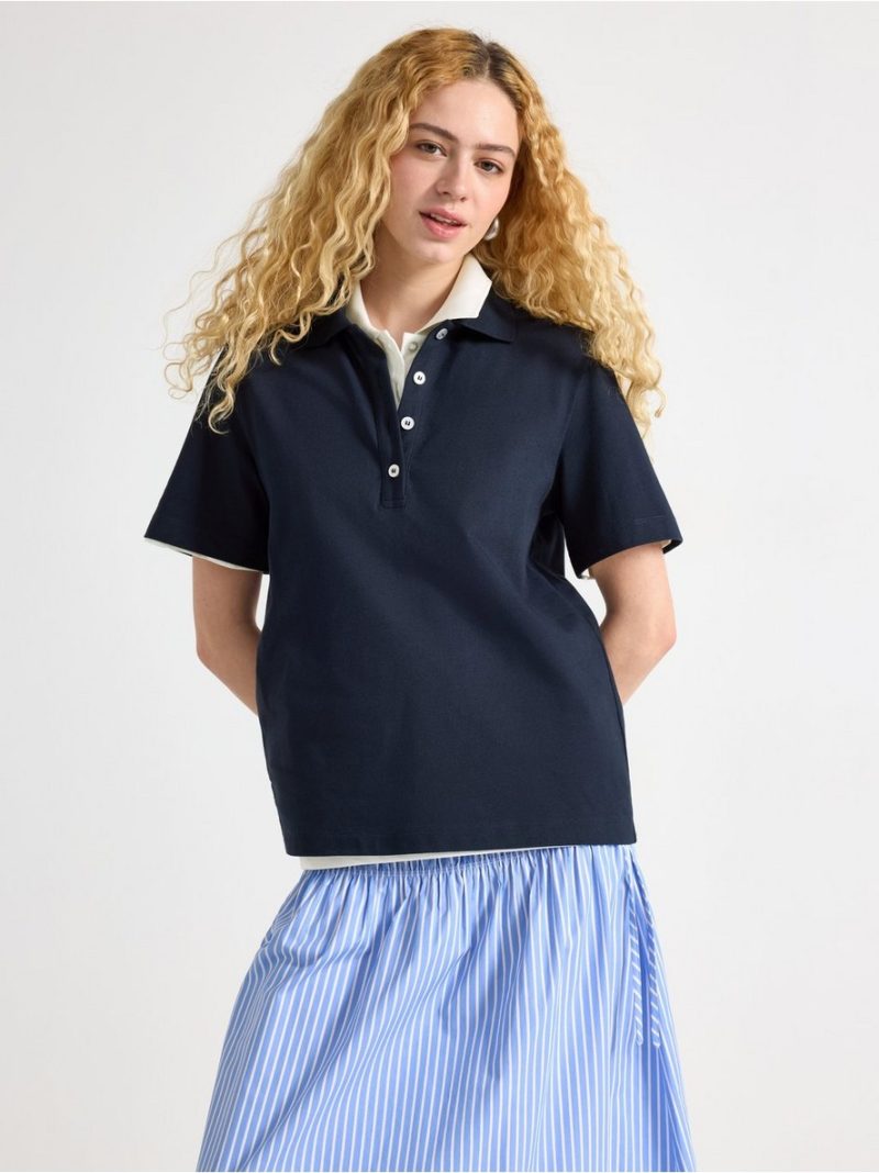 Top with collar - 3007164-2521