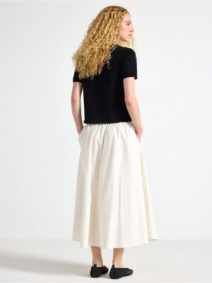 Midi skirt with pleats - 3007184-7862