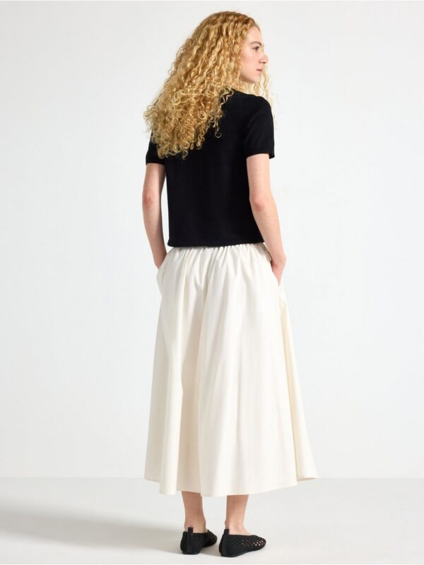 Midi skirt with pleats - 3007184-7862