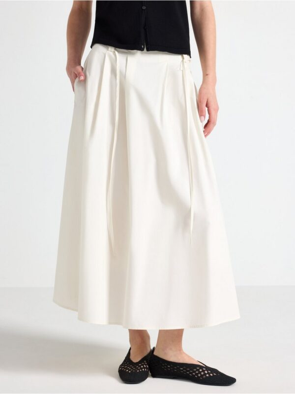 Midi skirt with pleats - 3007184-7862