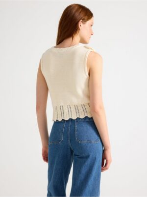 Knitted vest - 3007495-1480