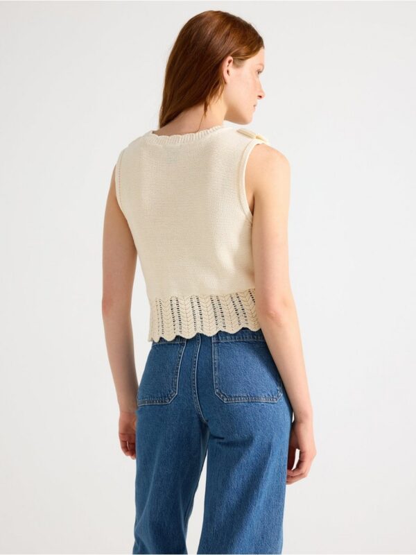 Knitted vest - 3007495-1480