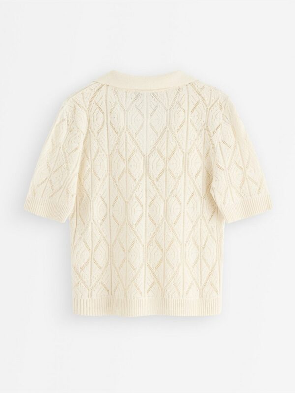 Pattern-knit top - 3007510-1480