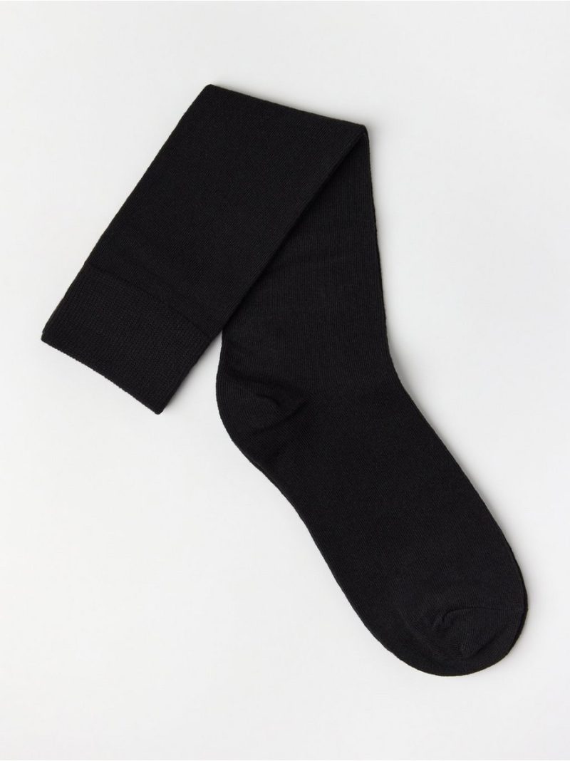 Knee-high socks in cotton blend - 6858655-80