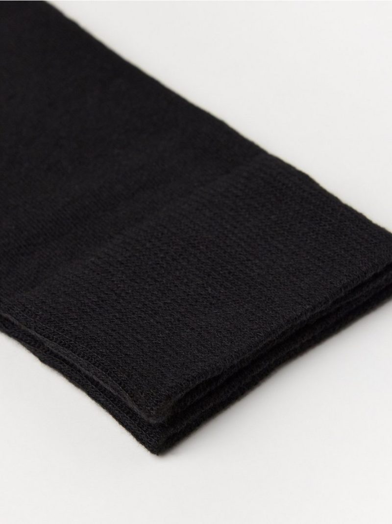 Knee-high socks in cotton blend - 6858655-80