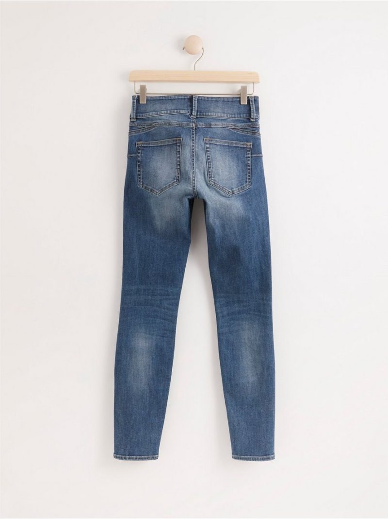 LILLY Blue slim fit shaping jeans - 7542039-791