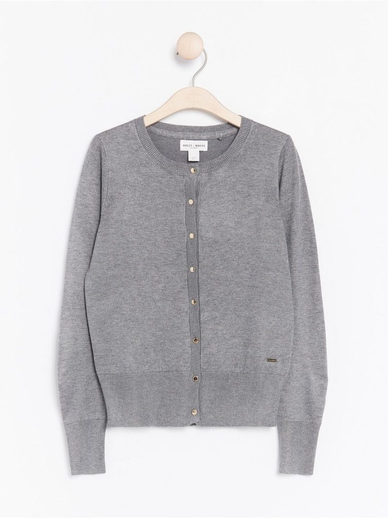 - Fine-knit Cardigan Fine-knit Cardigan - 7708700-3655