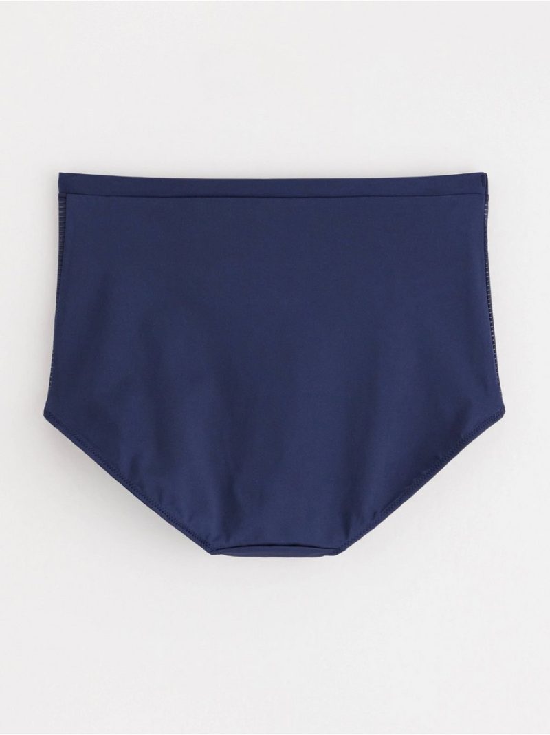 High waist brief with striped mesh - 7724400-2150