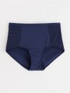High waist brief with striped mesh - 7724400-2150