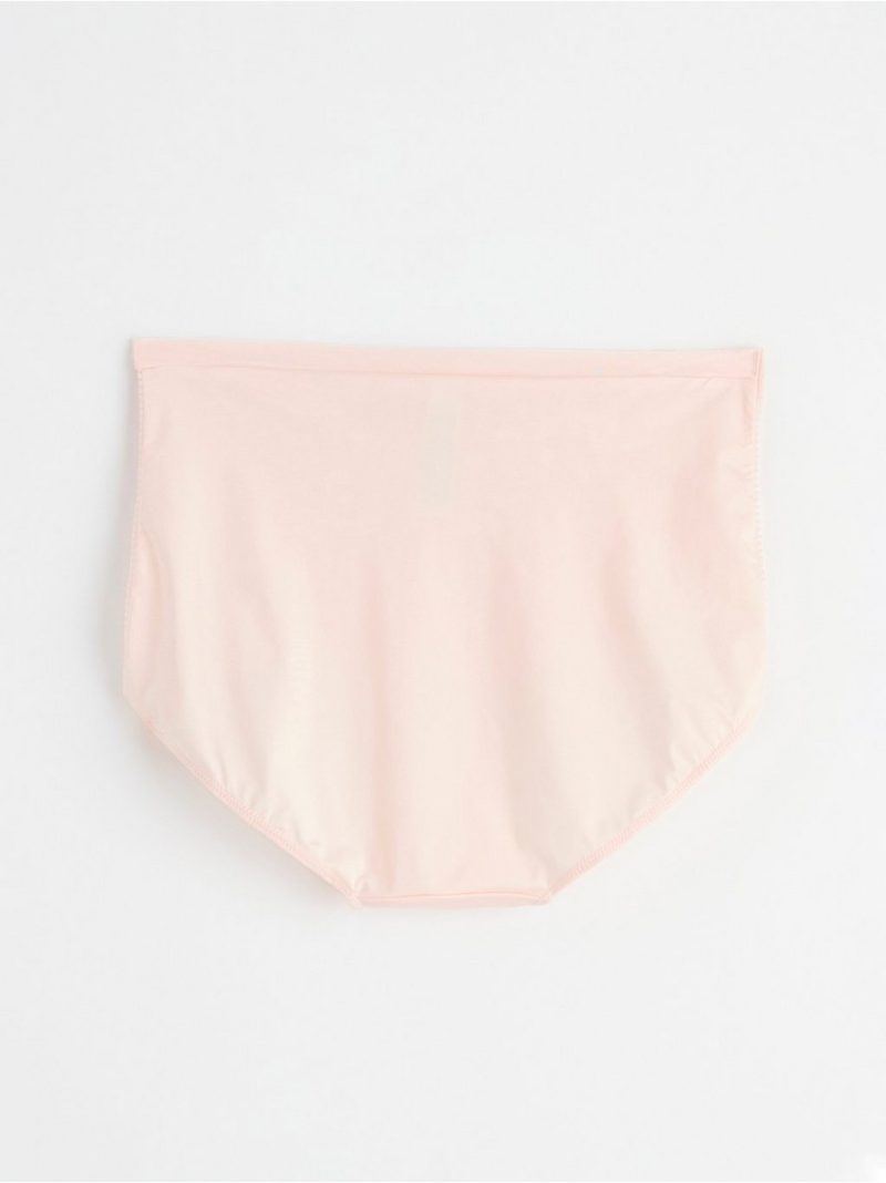 High waist brief with striped mesh - 7724400-9339