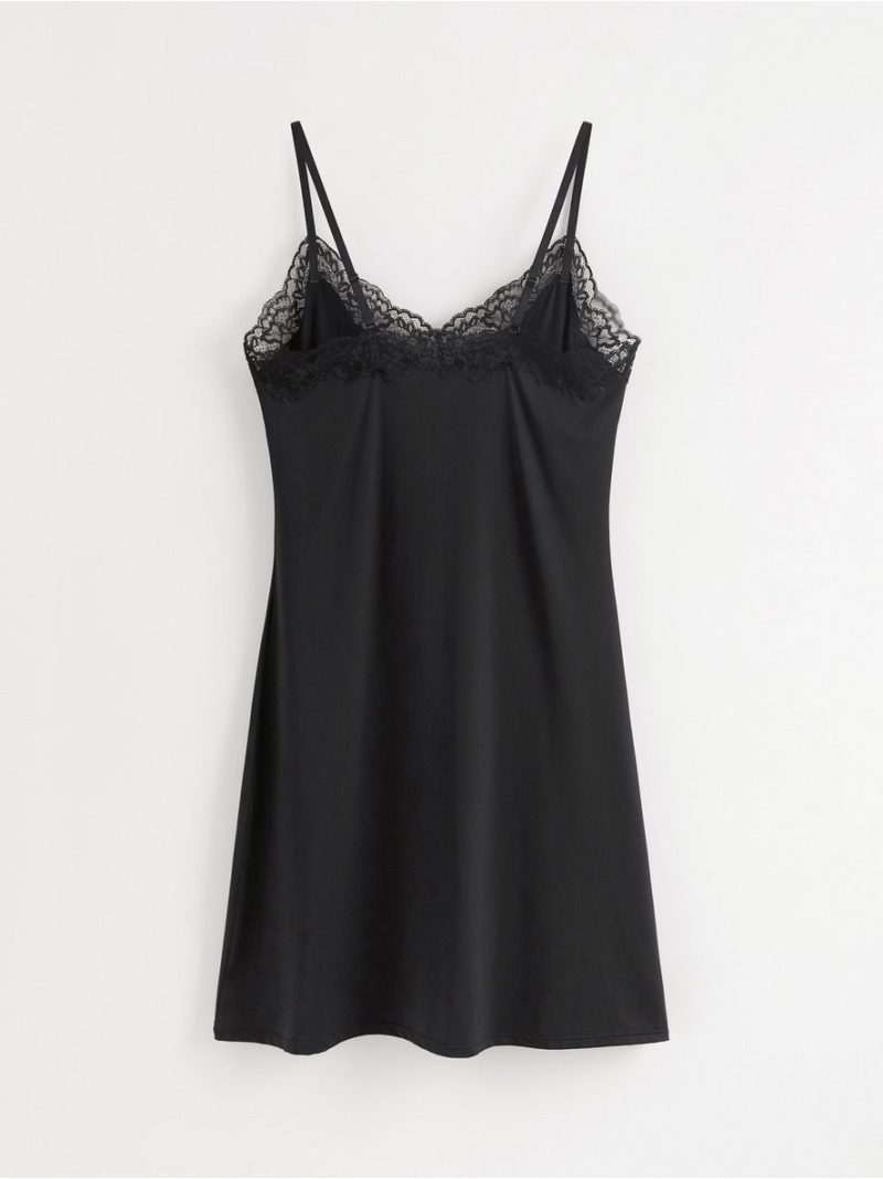 Underslip with lace - 7729760-80