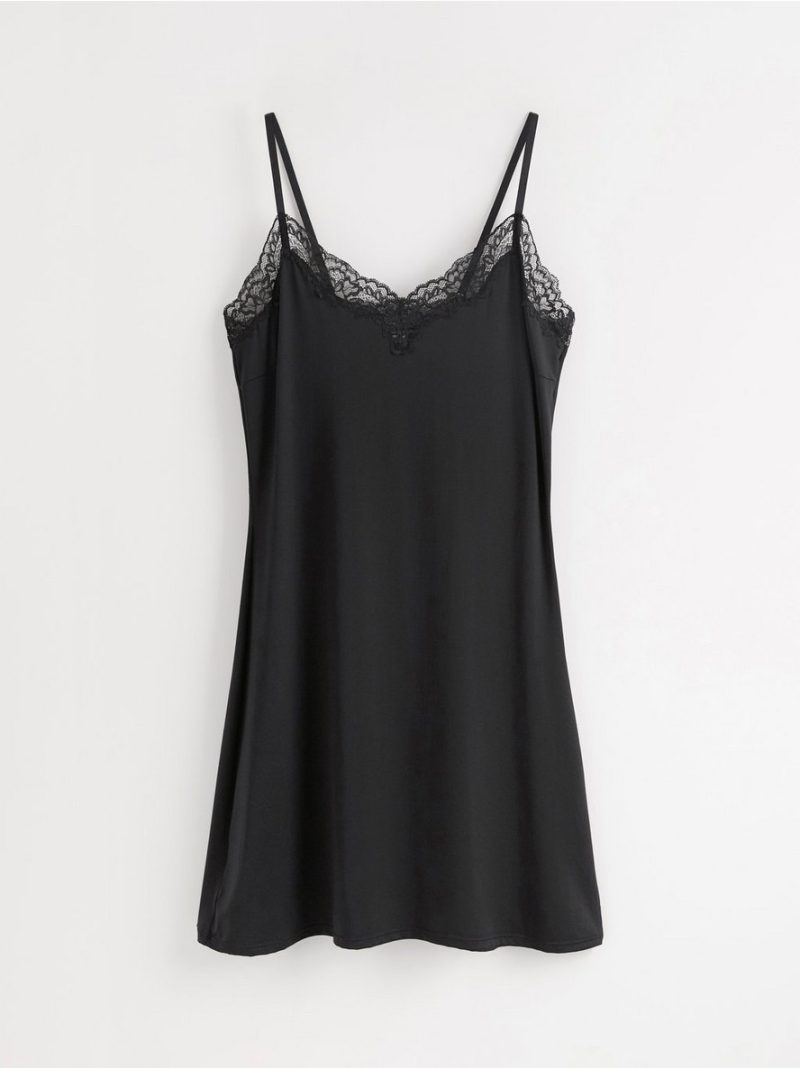 Underslip with lace - 7729760-80
