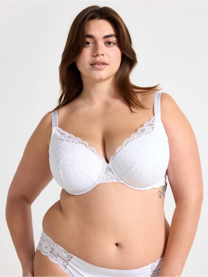 Lilja t-shirt bra with lace - 7775946-70