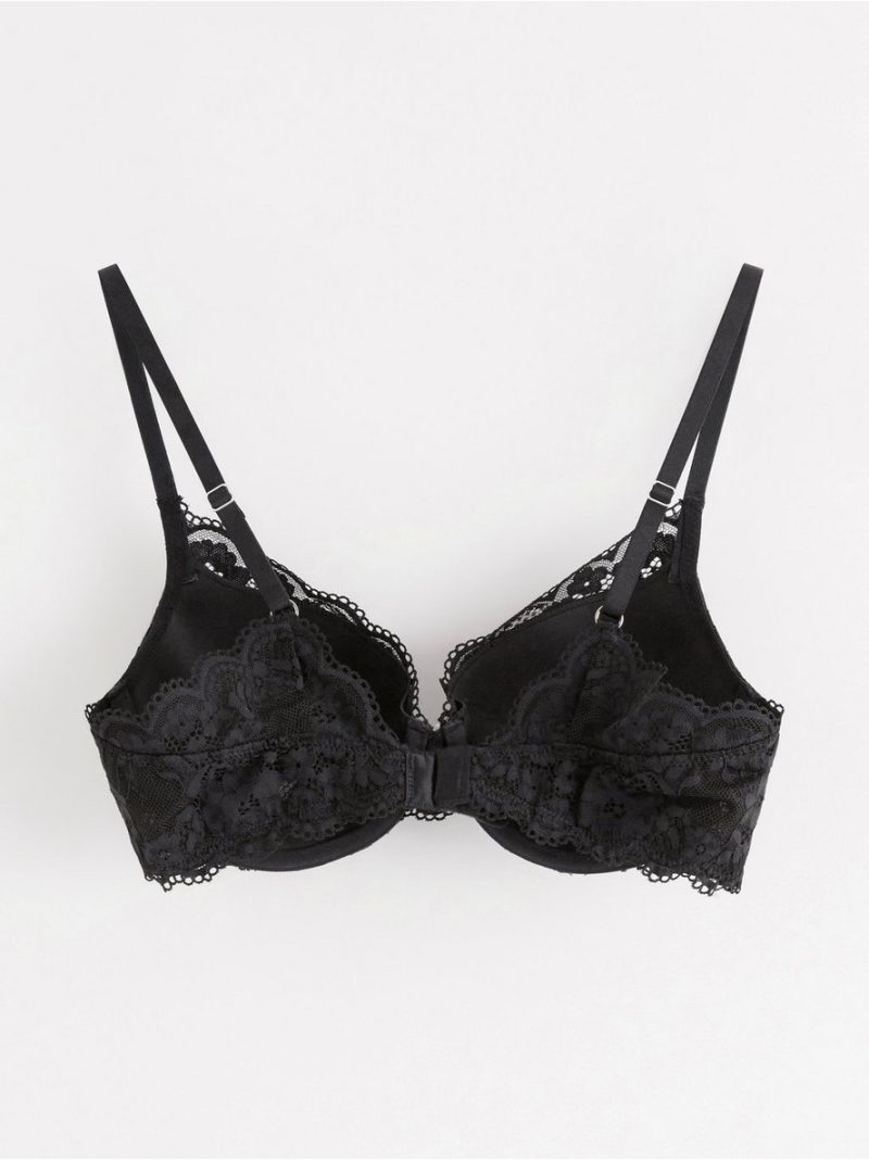 Lilja t-shirt bra with lace - 7775946-80