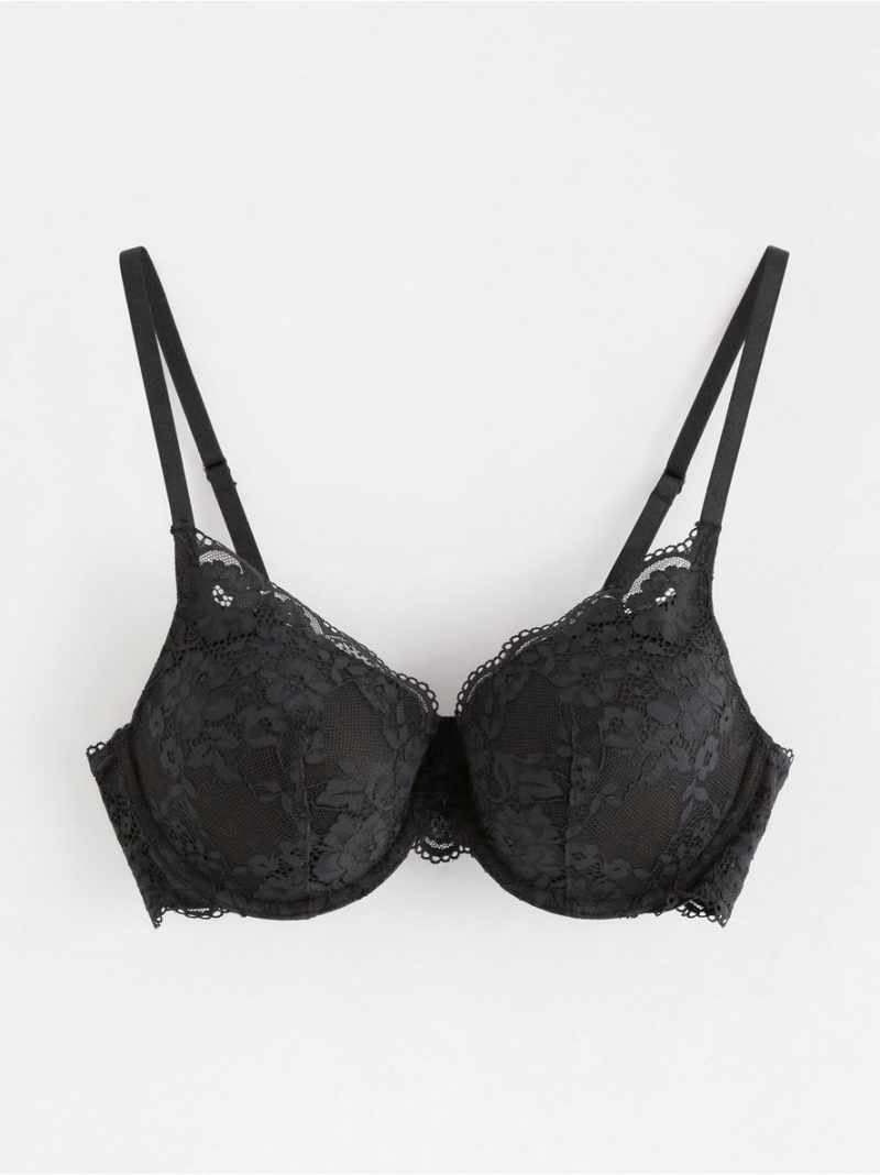 Lilja t-shirt bra with lace - 7775946-80