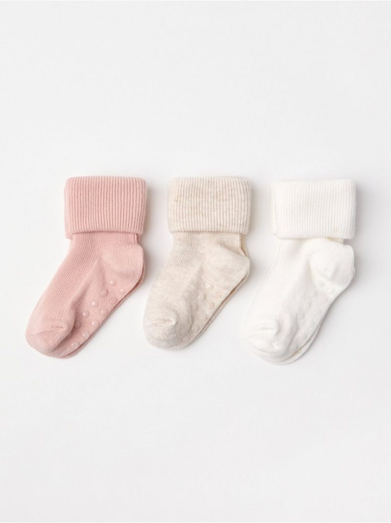 3-pack ribbed socks - 7825473-7197