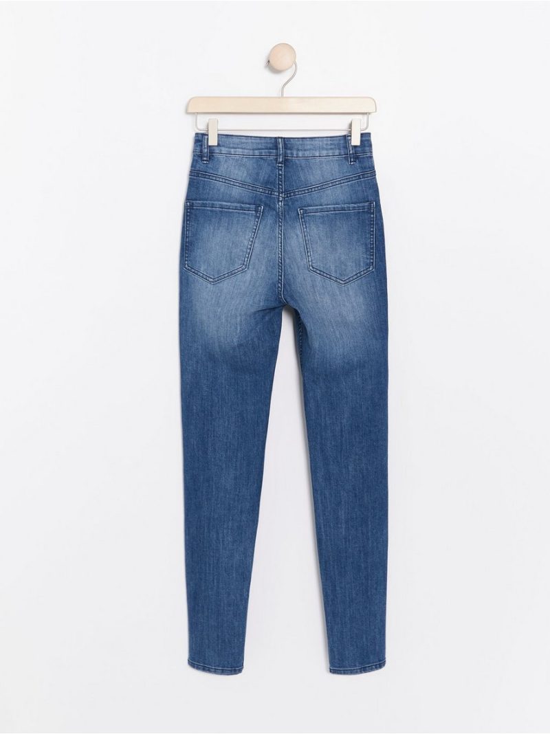 VERA Blue skinny jeans with high waist - 7874419-790