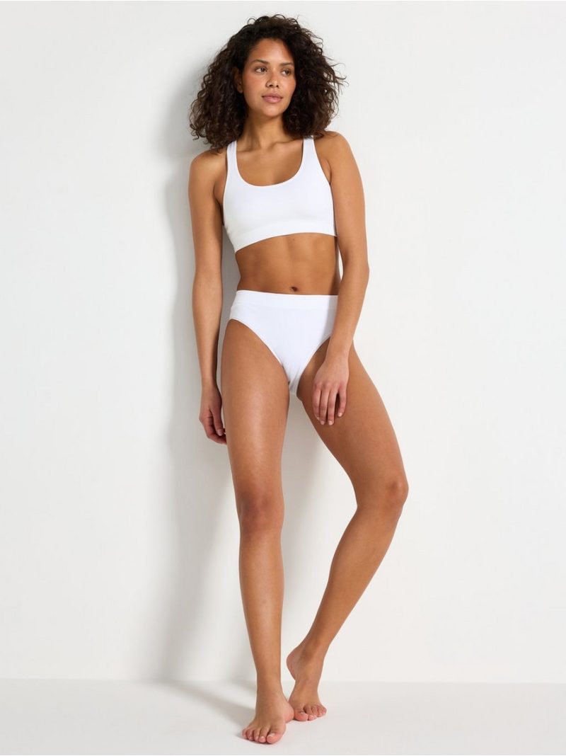 Brazilian high ribbed seamless briefs - 7946639-70