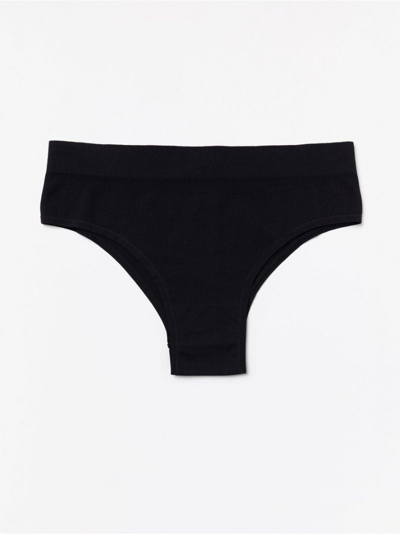 Brazilian high ribbed seamless briefs - 7946639-80