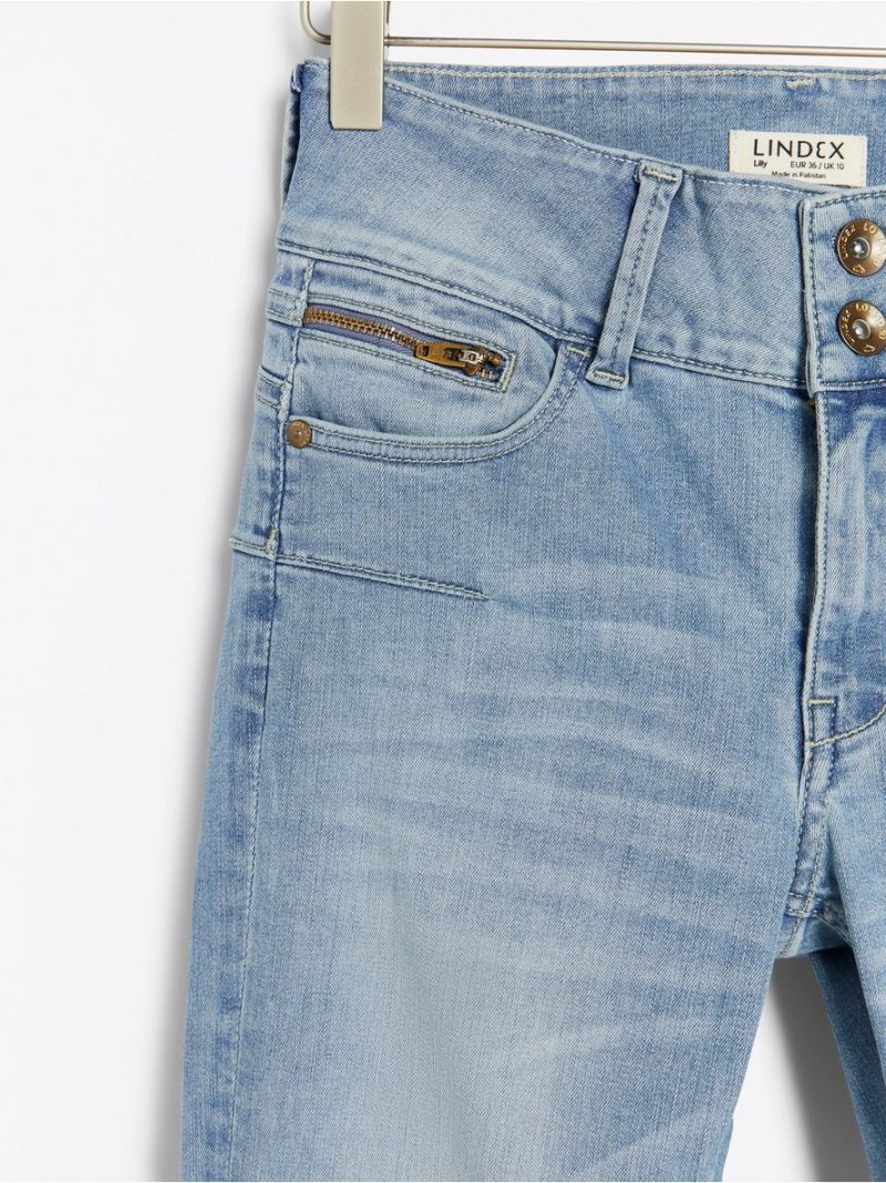 LILLY Light blue slim fit shaping jeans - 7950044-766