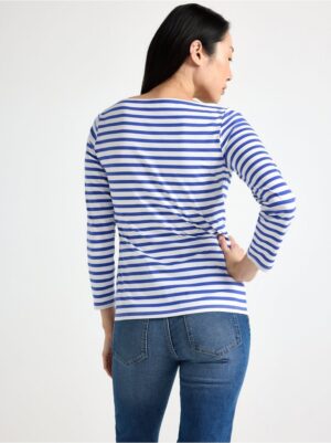 Striped cotton top - 7978259-7343