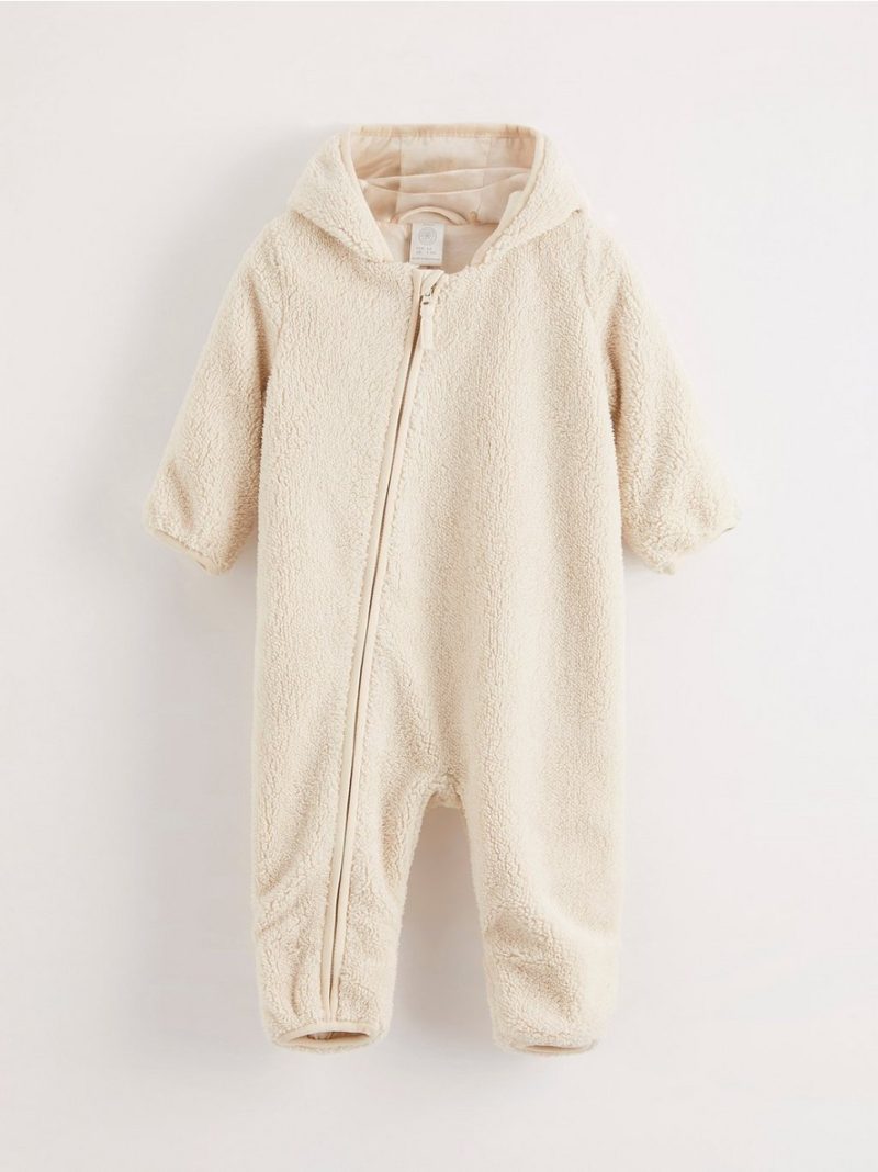 - Pramsuit in pile with ears Pramsuit in pile with ears - 7984331-1230