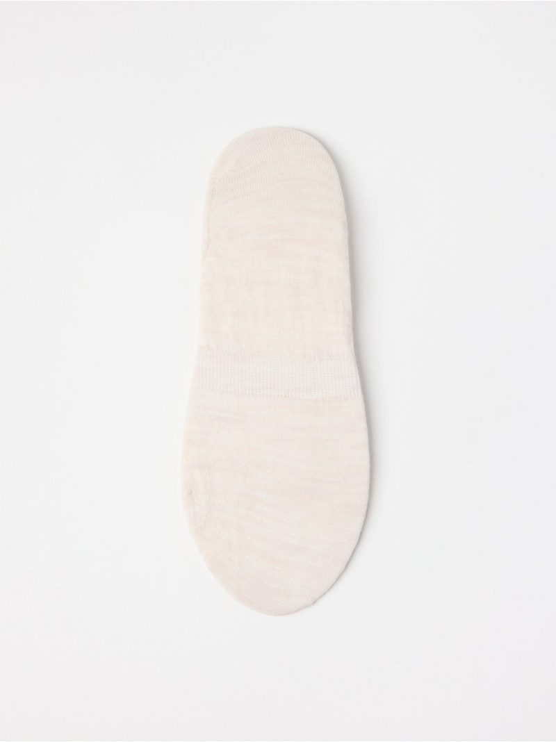 Low ankle socks in merino wool blend - 8022730-7950