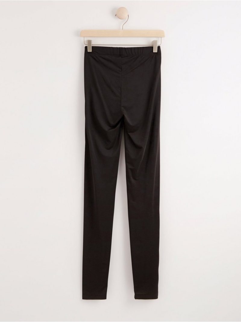 Shiny high waist leggings - 8078640-80