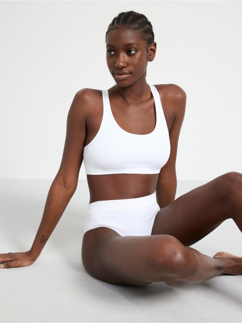 Seamless ribbed soft bra - 8112139-70