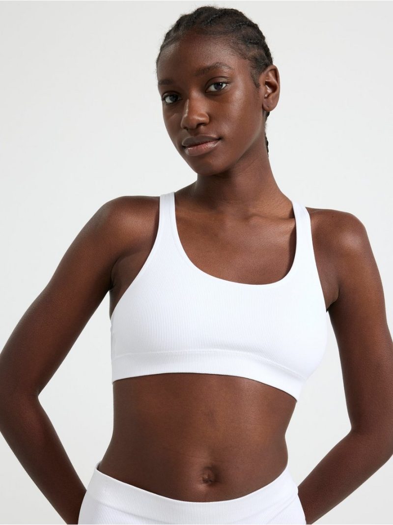 Seamless ribbed soft bra - 8112139-70