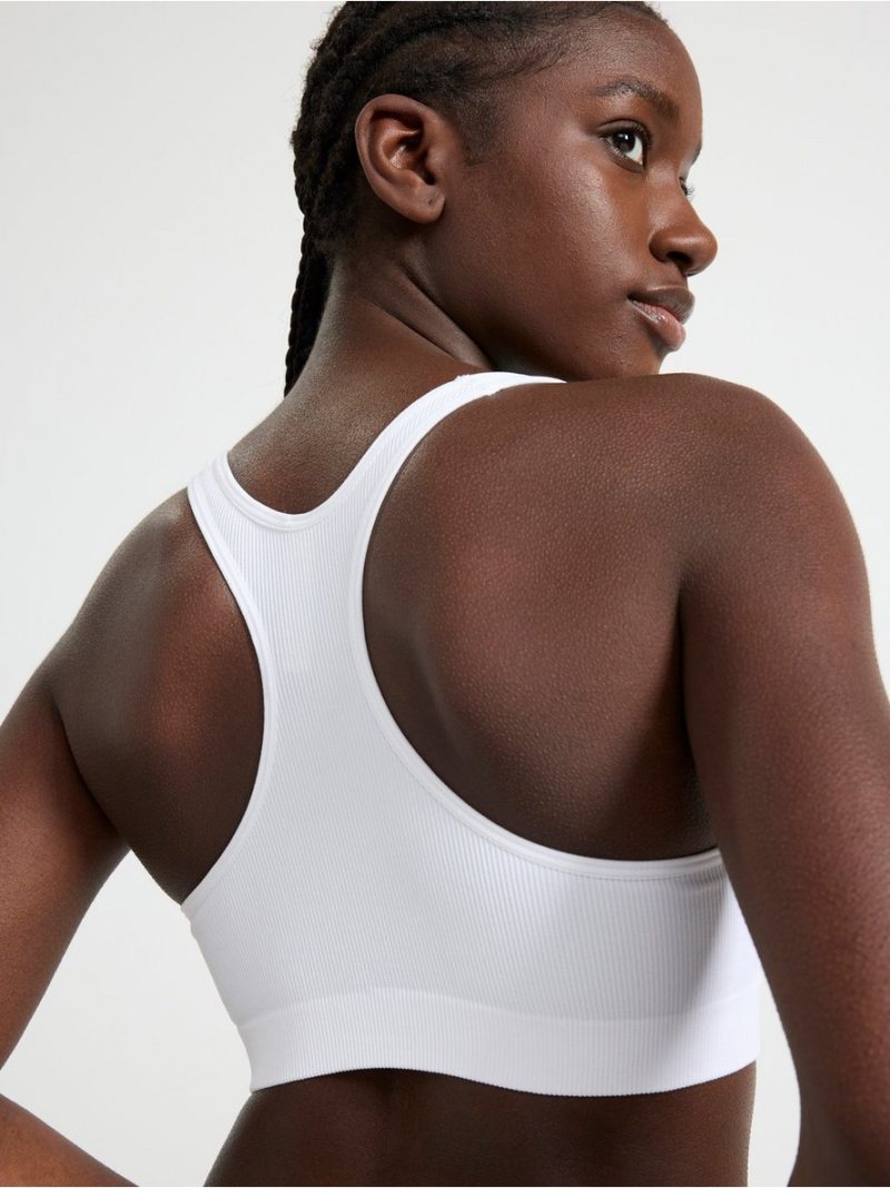 Seamless ribbed soft bra - 8112139-70