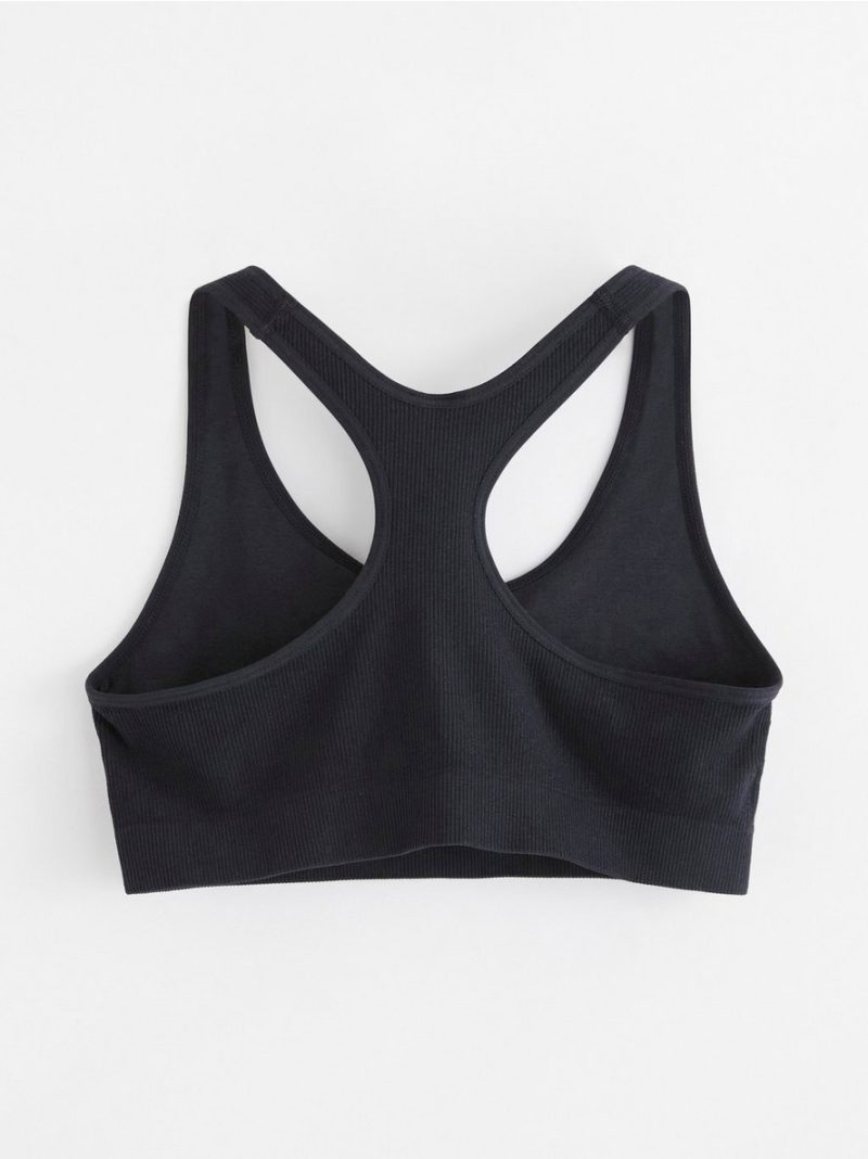 Seamless ribbed soft bra - 8112139-80