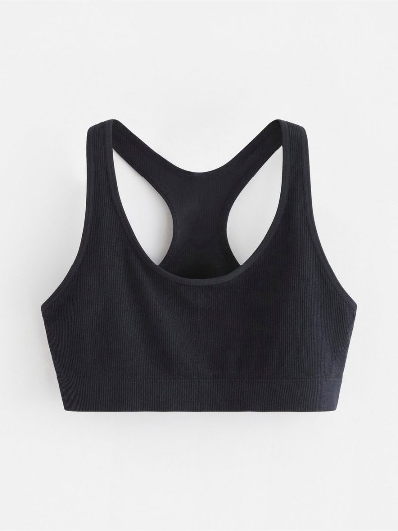 Seamless ribbed soft bra - 8112139-80