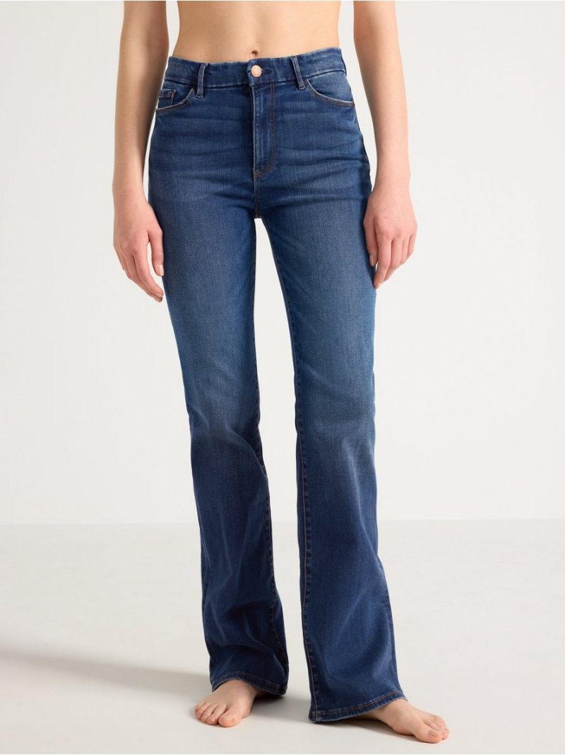 FLARE Mira extra long jeans with superstretch - 8160229-791