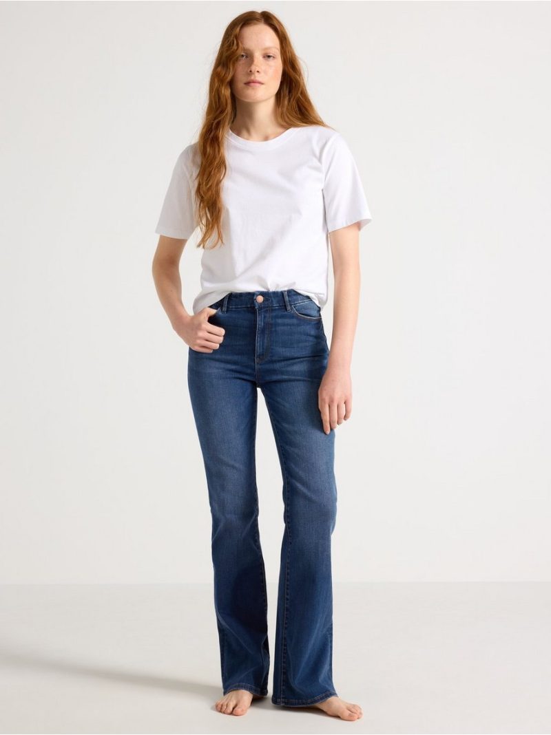 FLARE Mira extra long jeans with superstretch - 8160229-791
