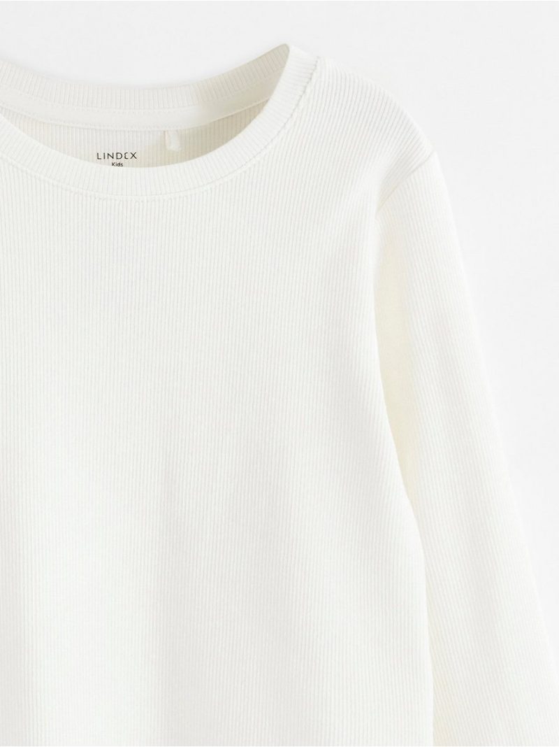 Ribbed long sleeve top - 8173011-325