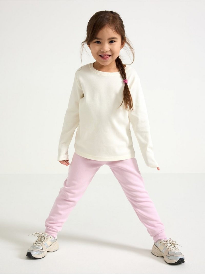 Ribbed long sleeve top - 8173011-325