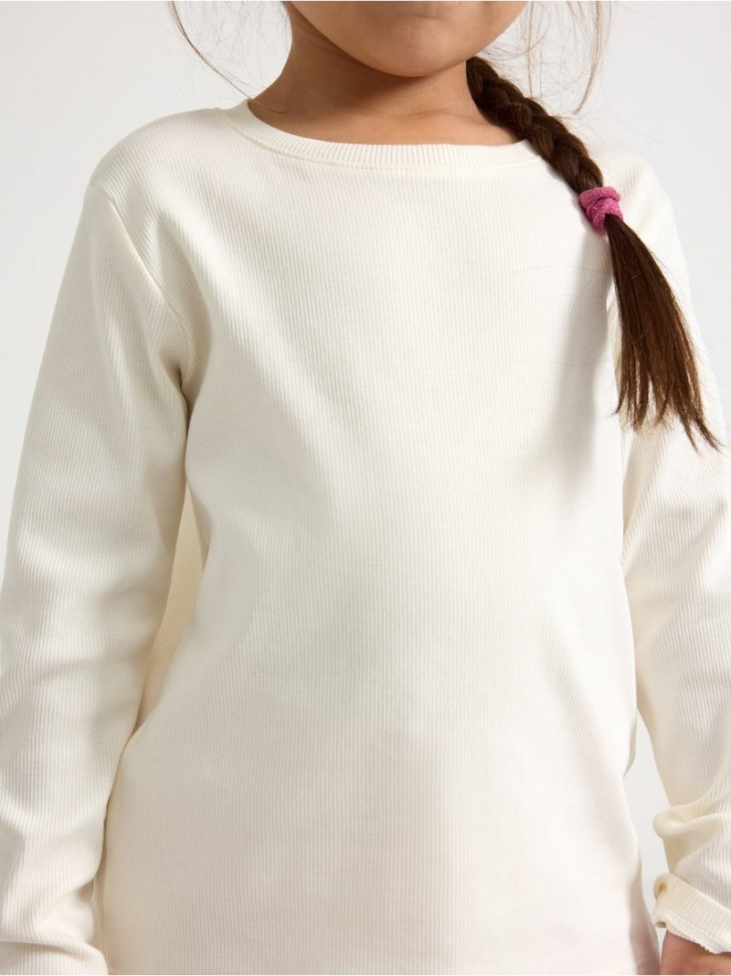 Ribbed long sleeve top - 8173011-325