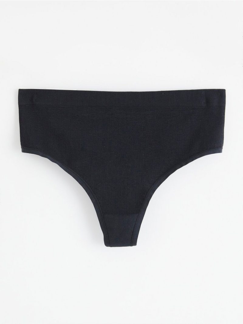 - Thong high ribbed Thong high ribbed - 8185497-80